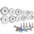 LOVIMAG Strong Magnets, 12 Pack Heavy Duty Neodymium Cup Magnets with Countersunk Hole and Screw for Wall Mounting