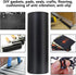 Neoprene Rubber Strip Roll, 11.8" Wide × 48" Long × 1/8" Thick, Easy Cut Solid Sheet for DIY Gaskets, Crafts, Flooring