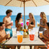 SWHOMIE 100 17oz PCS Drink Pouches with Straws Individually-Wrapped, Reusable Juice Pouches, Party Drink Containers