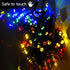 33FT 100 8 Solar String Lights for Outside, LEDs Fairy Lights with Lighting Modes, Waterproof Solar String Lights