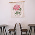 8pcs Peony Wall Stencils, 11.7x8.3" Reusable Plastic Template for Painting on Wood, Wall, DIY Home Decor