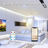 16.4ft,Daylight 6500K Strip,1600 Dimmable 24V DAYBETTER COB LED Strip Light,LED Lights for Bedroom White Dotless LED