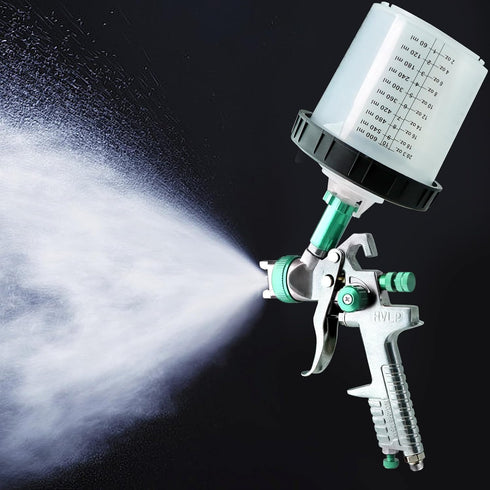 1.4 1.7 2.0 MM Nozzles 10 600ML Paint Sprayer with Paint Mixing Quick Cup, HVLP Spray Paint Gun Kit Contain Disposable
