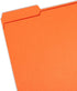 Smead File Folder, Orange, Reinforced 1/3-Cut Tab, Letter Size, 100 per Box (12534)