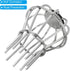 PATIKIL Gutter Guard, 304 Stainless Steel Down Pipe Strainer, 2 Inch Anti-Blocking Line Cap Drain Cover for Leaves