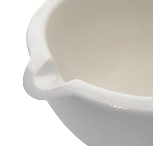 Set, 9oz (275ml) EISCO Porcelain Mortar & Pestle - Unglazed Grinding Surface - Excellent for Kitchen or Laboratory