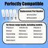 BTFO 4pcs SB02300264 T8 E12 40W Bulbs Bulbs PM250-A PM250-B PM390 PM390-HS PM390S RM50000 RM503004 RM503601 Light