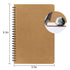 EUSOAR Dotted Spiral Notebook, A5 3Pack 5.5"x8.3" 120 Pages Hardcover Wirebound Spiral Notebook Journals, Sketch Notebook for Dot Grid Journaling, Making Graph, Drawing, Study notes, Creative Writing