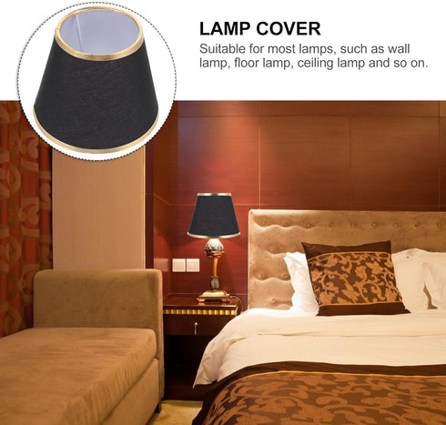 6.29X5.11X3.74 Inch ORFOFE Cloth Lamp Shade Accessory Clip-on Light Cover for Floor Table Wall Lamps Decorative Light