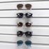MOOCA Acrylic 5 Tier Slatwall & Wall-mounted Sunglasses Holder Organizer for Eyeglasses and Optical Glasses
