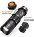ULTRAFIRE 3 Pack Mini Flashlights, Focus Adjustable SK68 Tactical LED Flashlight, 300 Lumens