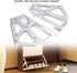 2Pcs Cabinet(2 Drawer Hinge, Stainless Steel Shoes Drawer Cabinet Hinges Turing Rack Replacement Fittings for Most