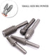 5 PCS Rotary Drill Bit Set for Woodworking - Rasp Wood Carving Bits 1/4 Shank Power Carving Bits Rotary Burr Set