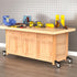 SOLEJAZZ Retractable Casters Kit, 720 LBS Heavy Duty Workbench Caster Wheels for Furniture