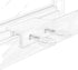 QCAA Sliding Window Security Lock with Vinyl Lining, Child Proof Lock, Aluminum, White, 8 Pack, Made in Taiwan
