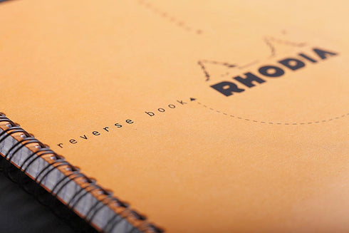 Rhodia Reverse Standard Notebook, Graph, Orange, 8.25" x 8.25"
