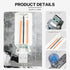 Dimmable Plug-in Car USB Lights with Touch Control - Retro Style Glass Bottle LED Atmosphere Lamp - Night Light