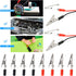 Glarks 60Pcs 53MM Metal Alligator Clip Clamp Assortment Kit for Laboratory Testing, Crocodile Electrical Test Clamps
