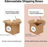 Edenseelake Shipping Boxes Small 4 x 4 x 4 inches, Cardboard Boxes, 25 Pack