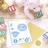 D24TIME 3D 5.5 8in New Baby Boy Card - Blue Baby Shower Card for Boy Welcome Newborns Congratulations Birth