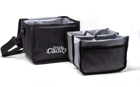 Drink Caddy Insulated Portable Drink Carrier - Reusable Coffee Cup Holder with