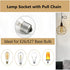 Switch,3 Pack E26 E27 Phenolic Medium Base Light Socket with Pull Chain TWDRTDD Black Period Style Edison Retro Pendant