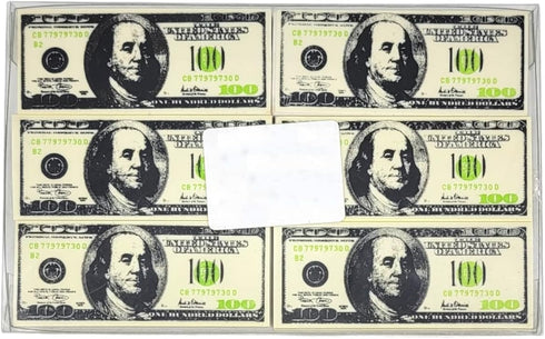 Realistic Looking $100 Bill Erasers (36 Pack), Almost 3" x 1.25" Rubber for School Student Incentive