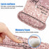 Ergonomic Mouse Pad Wrist Support and Keyboard Wrist Rest Set with Coasters, Non-Slip PU Base, Easy Typing, Relieve