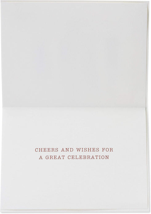 Papyrus Birthday Card (Cheers and Wishes)