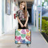 ALAZA 3 500 Heart Crayon Drawing Ring Zipper Binder Sheets Expanding File Folder Bag Case Briefcase with Shoulder Strap