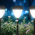 Ensenior 12-Pack Solar Lights Outdoor, Auto ON/Off 6500K LED Solar Garden Lights