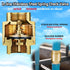Boltigen 2PCS 1/2 Inch NPT Solid Brass Spring Check Valve, Non Return Horizontal Water Check Valve