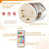 LFICRTAN 2 Pack Owl Sitting Snow Covered Branch Flameless Candles Battery Operated Color Changing LED Candles