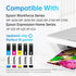 LEMERO Remanufactured 220XL Ink Cartridges for Epson 220, 10 Pack (4 Black, 2 Cyan, 2 Magenta, 2 Yellow)