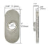 20 Packs 1/4"-20 Centered Hole Sliding T-Nuts for 10 Series T Track Extrusions, T Slot Accessories
