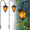 Dynaming 2 Pack Solar Flame Hanging Lights Outdoor, Halloween Solar Flickering Flame