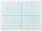 Pack of 1 Dry Erase Lapboards with Grid Lines - 9x12 Graph Whiteboard for Student Classroom Learning