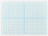 Pack of 1 Dry Erase Lapboards with Grid Lines - 9x12 Graph Whiteboard for Student Classroom Learning
