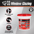 Dap 12121 Glazing Compound, 1-Pint, White, 33