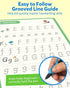 6Pcs 3-8 Coogam Magic Grooved Writing Practice for Kids, Grooved Handwriting Copybook with Pens, Learn to Write Number
