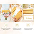 TaoBary 200 Pcs #10 Gold Envelopes, Self Adhesive Business Envelopes for Cash, Office Checks & Letter Mailing