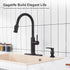 40" GAGALIFE Kitchen Sink Soap Dispenser Oil Rubbed Bronze, Under Sink Soap Dispenser with Silicone Extension Tube
