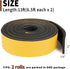 Yotache High Density Adhesive Foam Seal Tape, 2 Rolls, 2" W X 1/4" T, Weather Strip Insulation