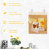 Trycooling Mini Hanging Cork Board, Small Desktop Bulletin Board for Home Office School, Tack Message Memo Picture Board
