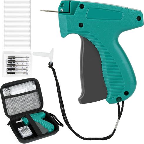 Tagging Gun Kit for Clothing, Tag Attacher with 6 Needles, 1008pcs 2" Barbs Fasteners & 1 Hard Carrying Storage Case