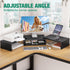 OPNICE Dual Computer Monitor Stand Riser, Desk Organizer with Drawer, Office Desk Accessories & Workspace Organizers
