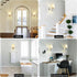 1 Pack E26 Bulb LASENCHOO Gold Wall Sconce, Modern Sconces Wall Lighting Vintage Wall Light Fixtures with Fabric