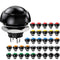Waterproof Momentary Push Button Switch - 12MM Normal Open Mini Micro Switch ON-Off, 35PCS in 7 Colors