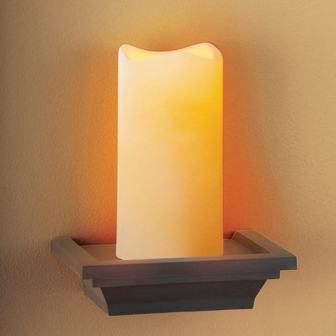 Elegant LED Flickering Wall Sconce - Battery Operated