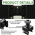 120Pcs M6 x 16mm Rack Mount Cage Nuts, Screws, Washers, and Self-Locking Cable Ties for Server Cabinets